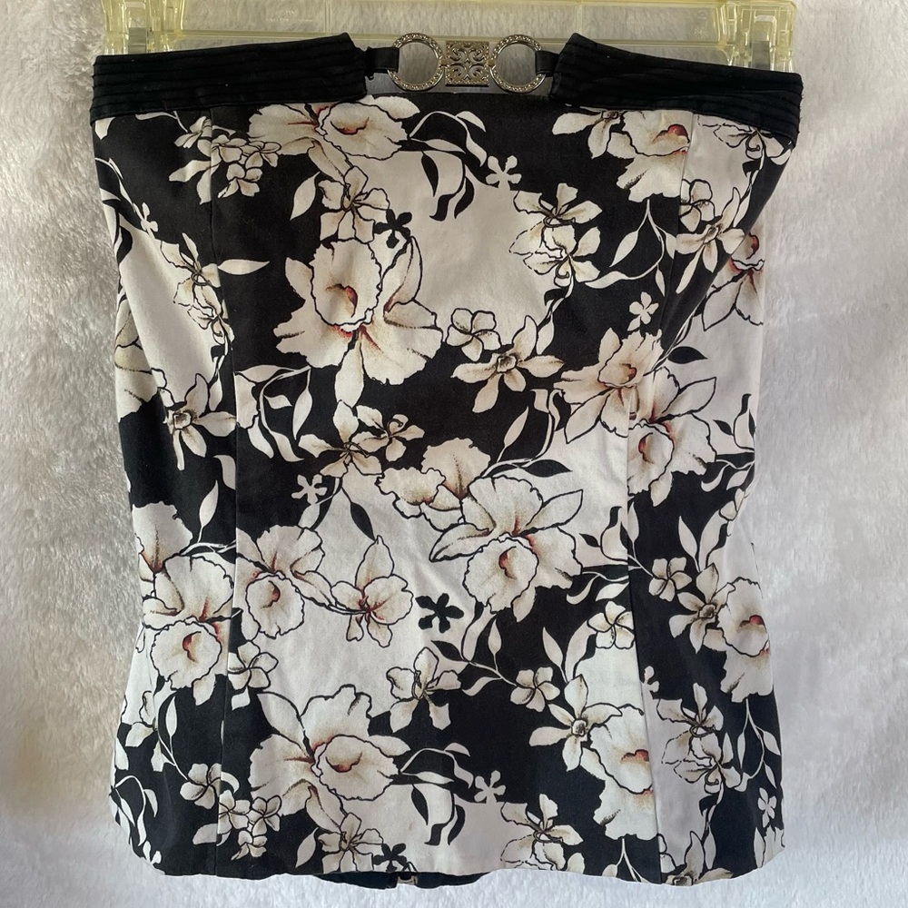 WHBM strapless corset top